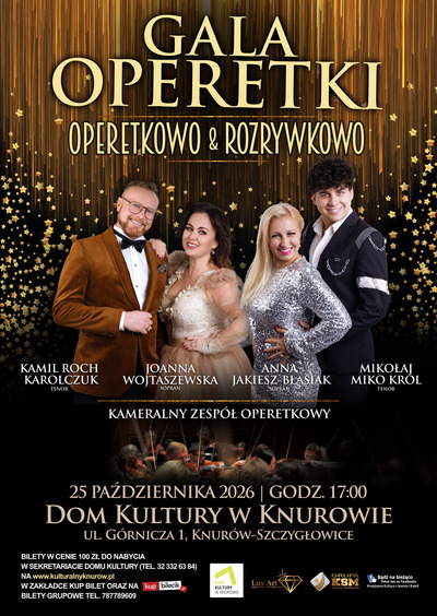 Plakat wydarzenia: Operetkowo & Rozrywkowo 