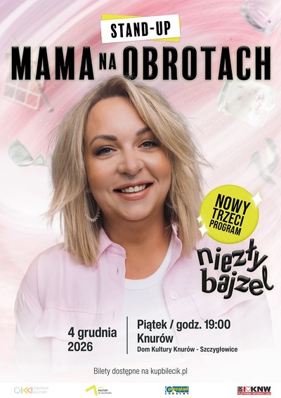 Plakat wydarzenia:  Mama na obrotach- NIEZŁY BAJZEL 